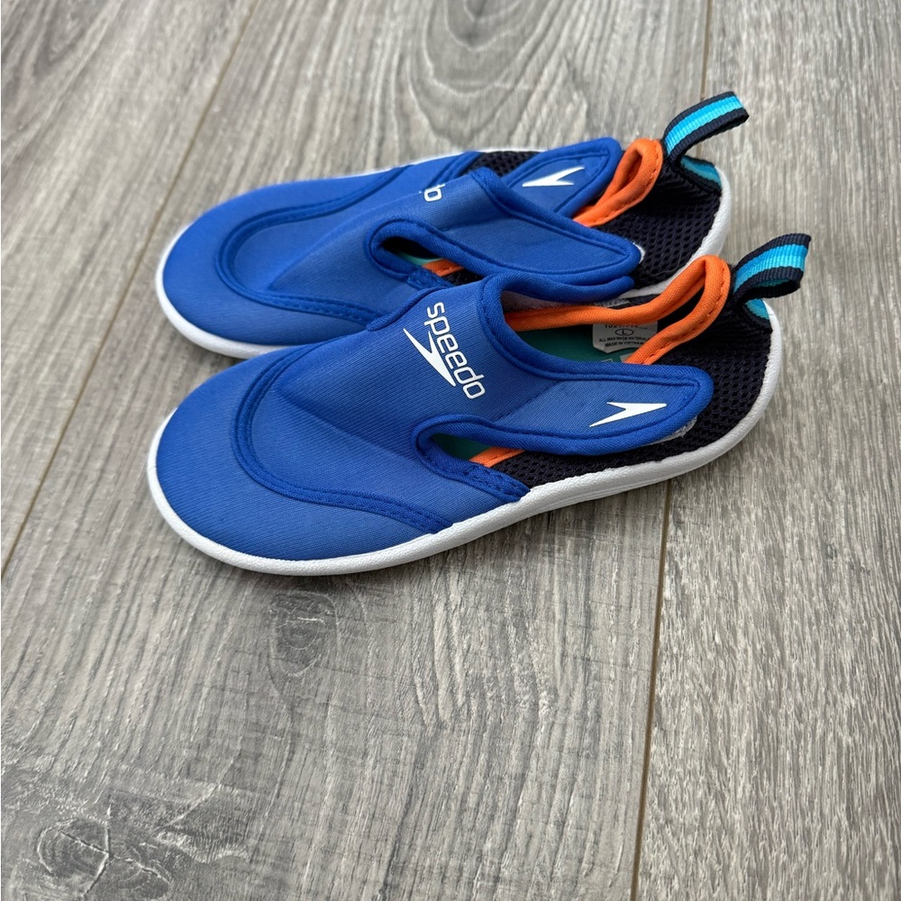 Speedo Aqua Blue and Vibrant Orange Water Shoes